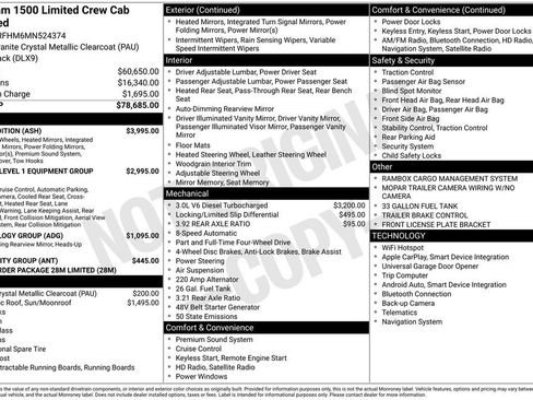 Used 2021 RAM 1500 Limited w/ Night Edition AWD/4WD image 41