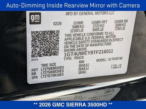 New 2026 GMC Sierra 3500 Denali w/ Denali Reserve Package AWD/4WD image 39