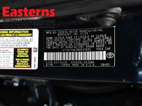 Used 2021 Toyota Camry SE FWD image 34