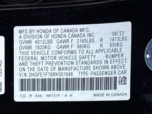 Used 2024 Honda Civic EX image 31