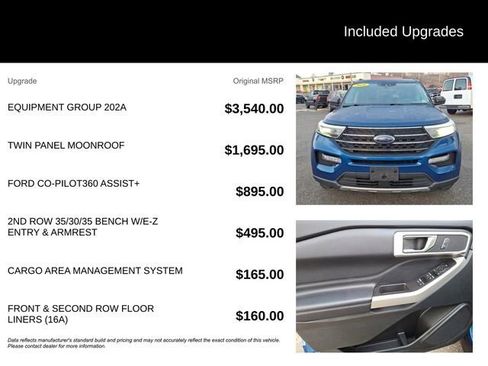 Used 2021 Ford Explorer XLT w/ Equipment Group 202A image 7