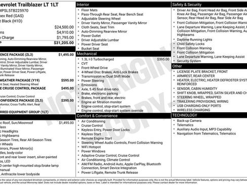 New 2026 Chevrolet TrailBlazer LT w/ Convenience Package FWD image 52