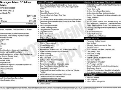 Used 2019 Volkswagen Arteon SE