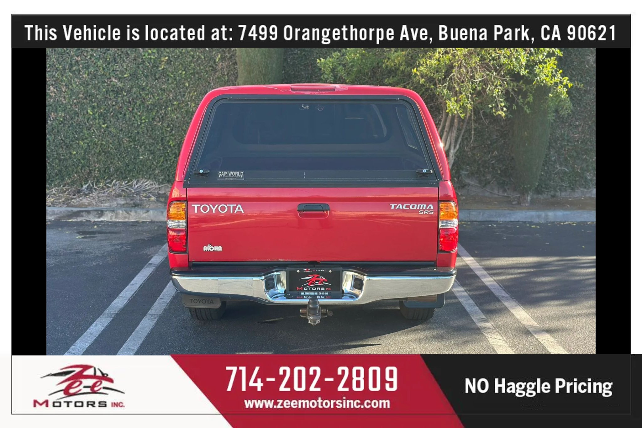 Used 2001 Toyota Tacoma 2WD Xtracab w/ SR5 Pkg w/ Chrome Pkg image 8