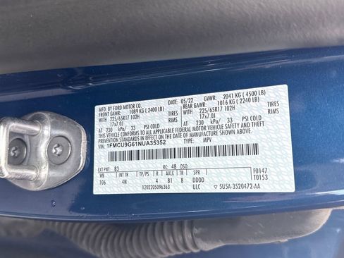 Used 2022 Ford Escape SE w/ Convenience Package image 27