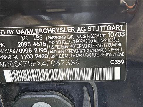 Used 2004 Mercedes-Benz SL 500 image 20