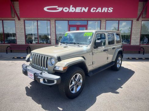Used 2022 Jeep Wrangler Unlimited Sahara w/ Cold Weather Group AWD/4WD image 1