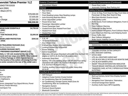 New 2026 Chevrolet Tahoe Premier image 26