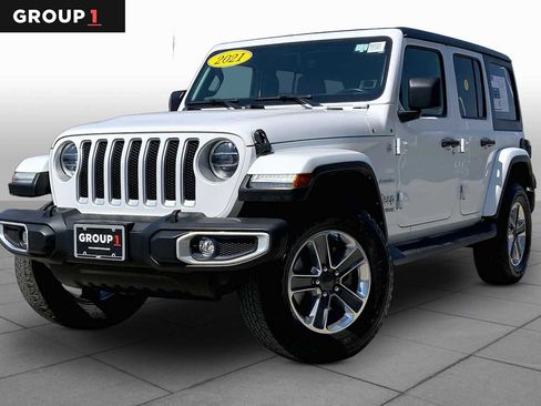 Used 2021 Jeep Wrangler Unlimited Sahara AWD/4WD image 1