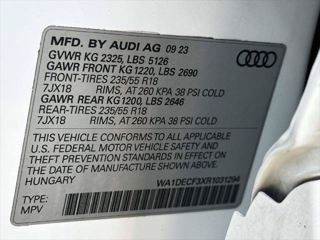 Used 2024 Audi Q3 2.0T Premium w/ Convenience Package AWD/4WD image 33