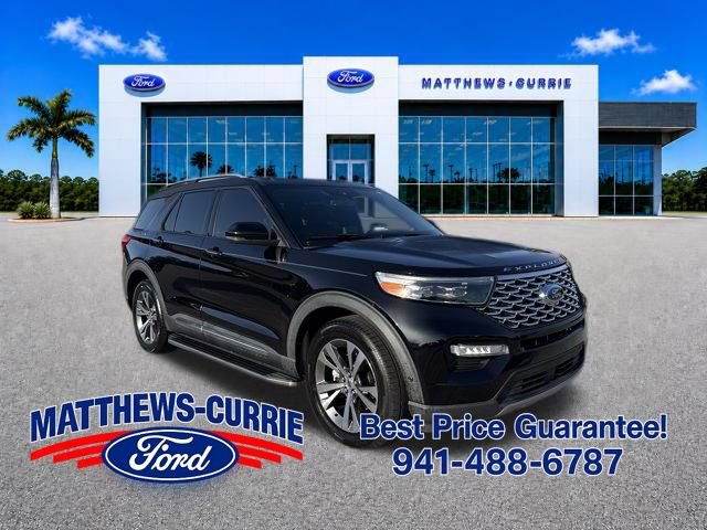 Certified 2020 Ford Explorer Platinum w/ Premium Technology Package AWD/4WD image 1