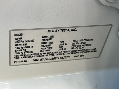 Used 2020 Tesla Model Y Long Range AWD/4WD image 27