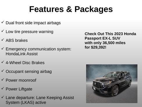Certified 2023 Honda Passport EX-L image 16