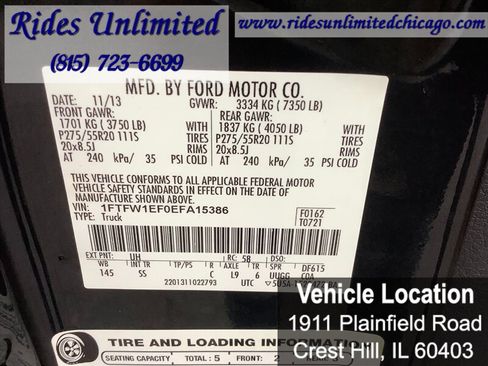 Used 2014 Ford F150 STX w/ Equipment Group 201A Mid image 21