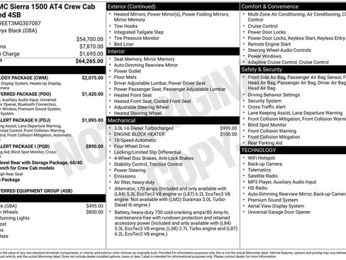 Used 2021 GMC Sierra 1500 AT4 w/ Technology Package AWD/4WD image 16