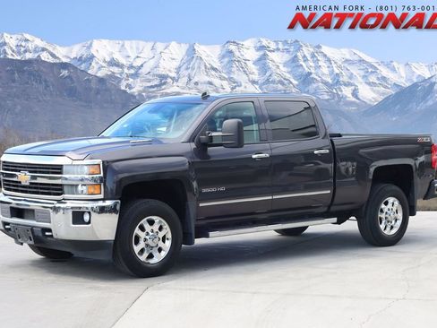 Used 2015 Chevrolet Silverado 3500 LTZ w/ Duramax Plus Package AWD/4WD image 1