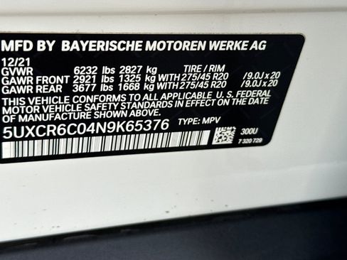 Used 2022 BMW X5 xDrive40i w/ Parking Assistance Package image 37