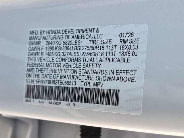 Certified 2026 Honda Passport TrailSport Elite image 25