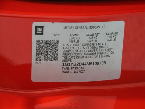 Used 2021 Chevrolet Corvette Stingray Preferred Cpe w/ Z51 Performance Package image 29