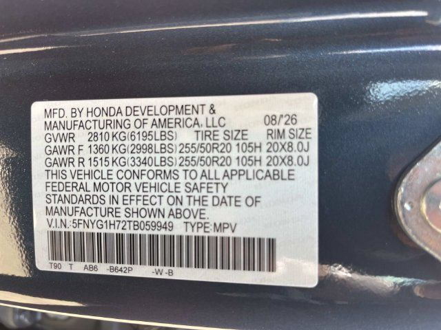 New 2026 Honda Pilot Touring image 22