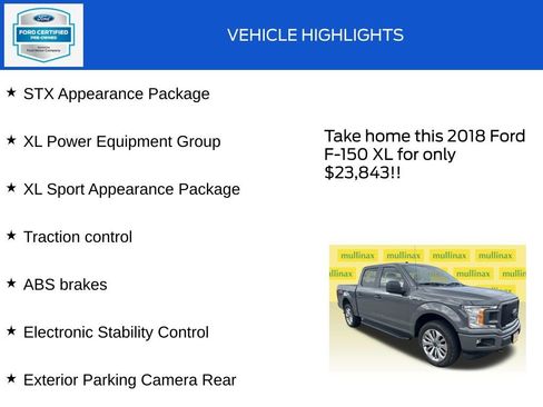 Used 2018 Ford F150 XL w/ Equipment Group 101A Mid image 18