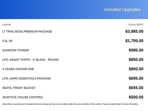 New 2026 Chevrolet Silverado 1500 LT Trail Boss w/ LT Trail Boss Premium Package image 15