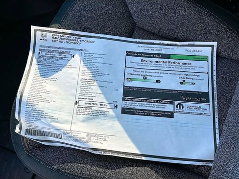 New 2026 RAM ProMaster 3500 w/ Convenience Group image 12