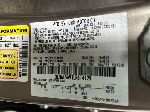 Used 2020 Lincoln MKZ FWD image 33
