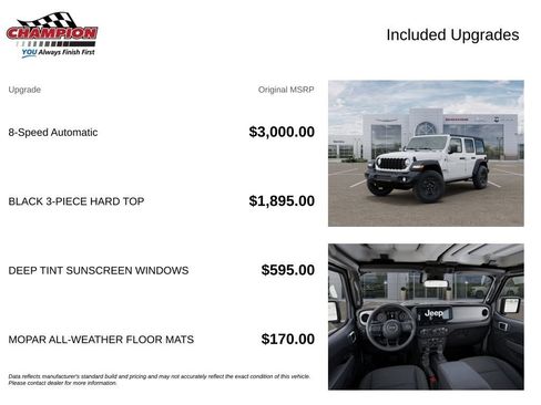 New 2026 Jeep Wrangler Unlimited Sport AWD/4WD image 6