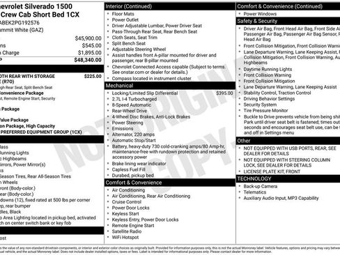 Used 2023 Chevrolet Silverado 1500 Custom RWD image 27