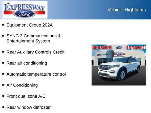 Used 2024 Ford Explorer XLT w/ Equipment Group 202A image 2