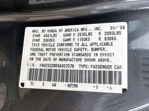 Used 2009 Honda Accord EX-L image 34