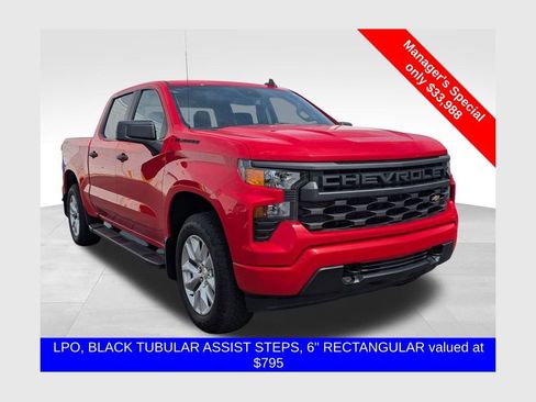 Used 2023 Chevrolet Silverado 1500 Custom w/ LPO, Dark Essentials Package AWD/4WD image 1
