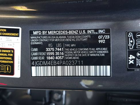 Used 2023 Mercedes-Benz EQS 580 4MATIC SUV image 82