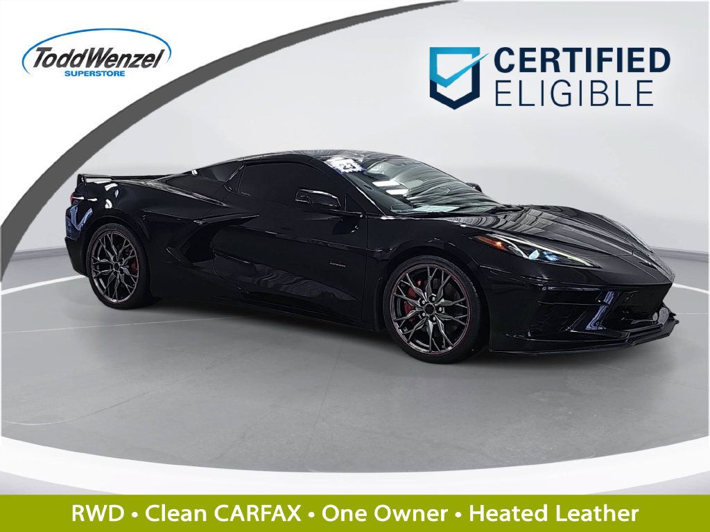 Certified 2023 Chevrolet Corvette Stingray Premium Conv w/ Z51 Performance Package RWD image 1