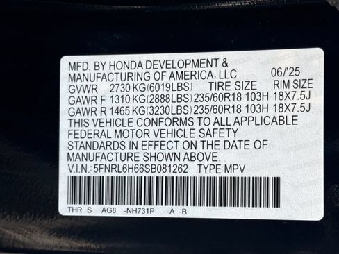 Used 2025 Honda Odyssey EX-L image 27