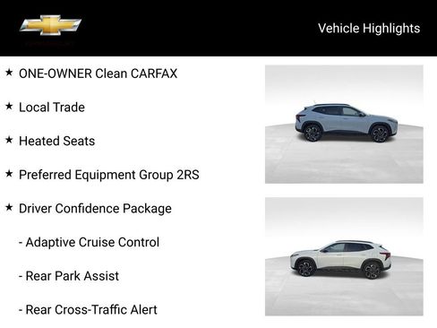 Certified 2024 Chevrolet Trax RS w/ Driver Confidence Package image 14