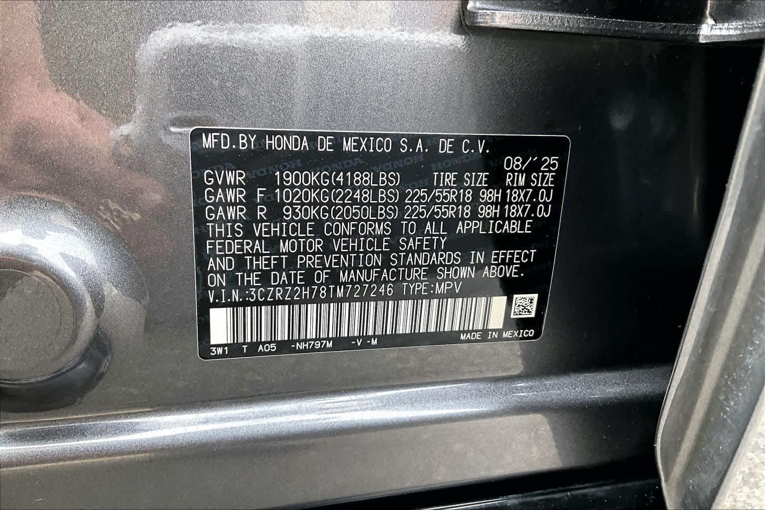 Used 2026 Honda HR-V EX-L image 37