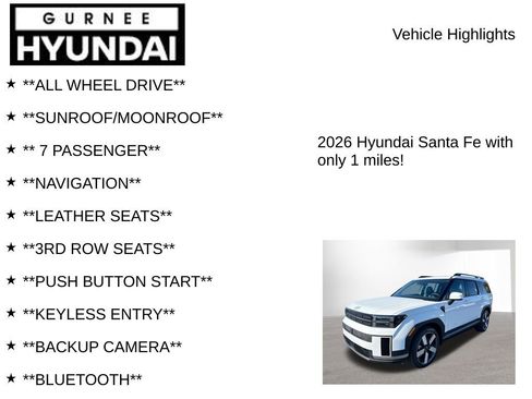 New 2026 Hyundai Santa Fe Limited image 9