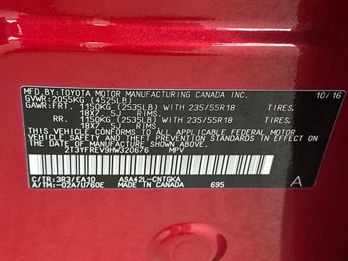 Used 2017 Toyota RAV4 Limited FWD image 32