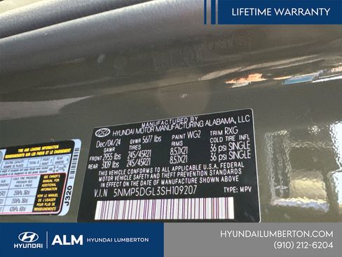 New 2025 Hyundai Santa Fe Calligraphy image 26