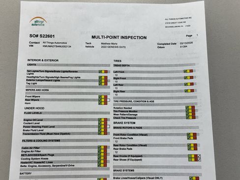 Used 2022 Genesis GV70 2.5T w/ Advanced Package image 42