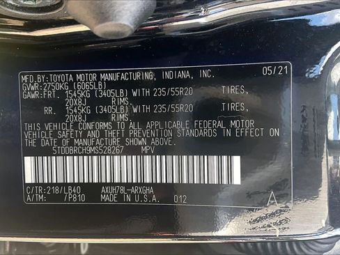 Used 2021 Toyota Highlander Limited AWD/4WD image 37