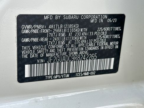 Certified 2024 Subaru Crosstrek 2.0i Premium w/ Crosstrek Mirror Package image 29