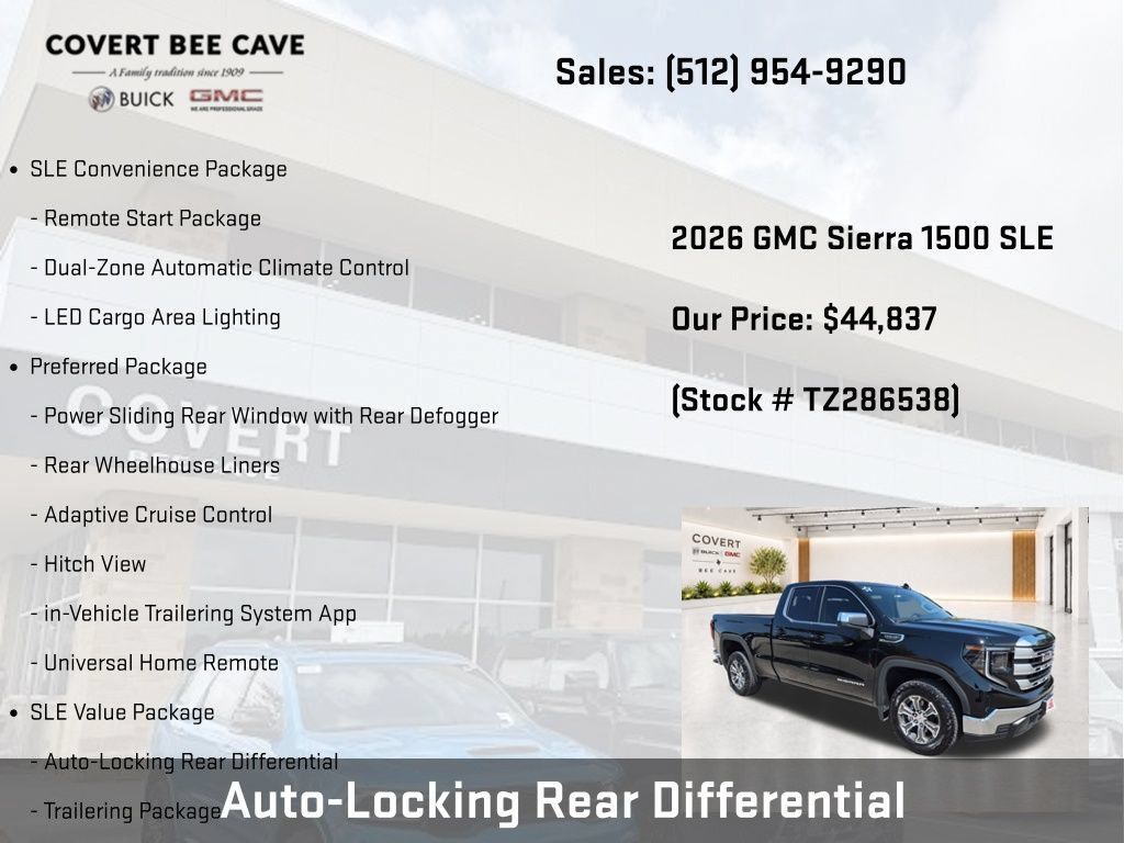 New 2026 GMC Sierra 1500 SLE w/ Preferred Package RWD image 25