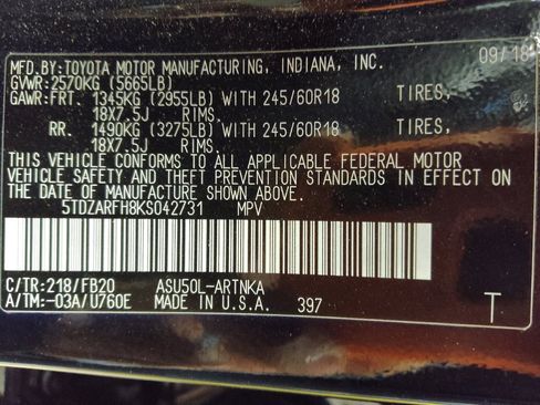 Used 2019 Toyota Highlander LE image 33