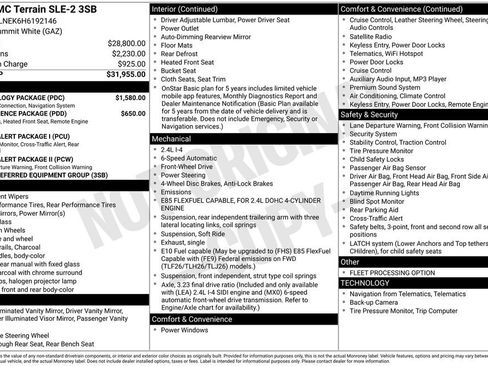 Used 2017 GMC Terrain SLE w/ Technology Package image 45