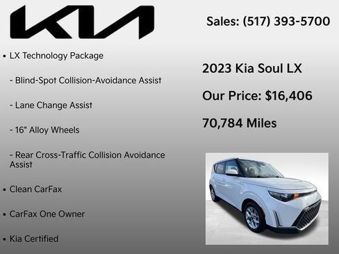 Used 2023 Kia Soul LX w/ LX Technology Package image 7