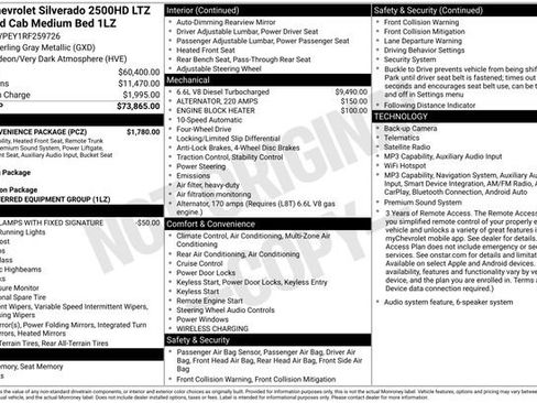Used 2024 Chevrolet Silverado 2500 LTZ w/ LTZ Convenience Package AWD/4WD image 5