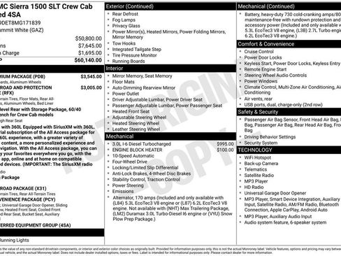 Used 2021 GMC Sierra 1500 SLT w/ SLT Premium Package AWD/4WD image 5